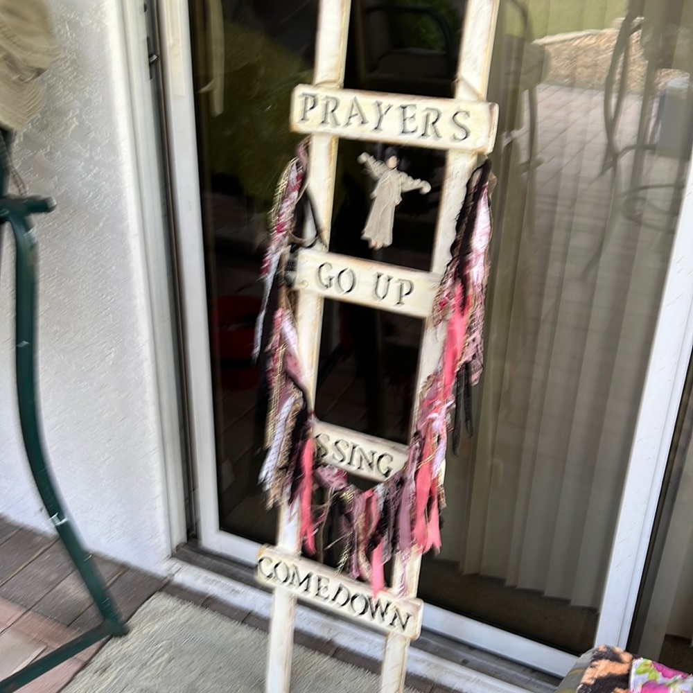 Each ladder sold separately home décor 4’ high approximately 12” wide